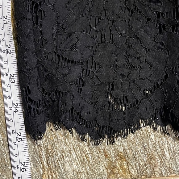 J. Crew Collection Black Leavers Lace Jumpsuit Women’s Size 0 - Picture 7 of 15